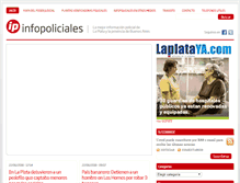 Tablet Screenshot of infopoliciales.com.ar